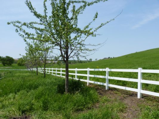 Ranch Style Fence - Vinyl Fence - Prairie Creek Fence