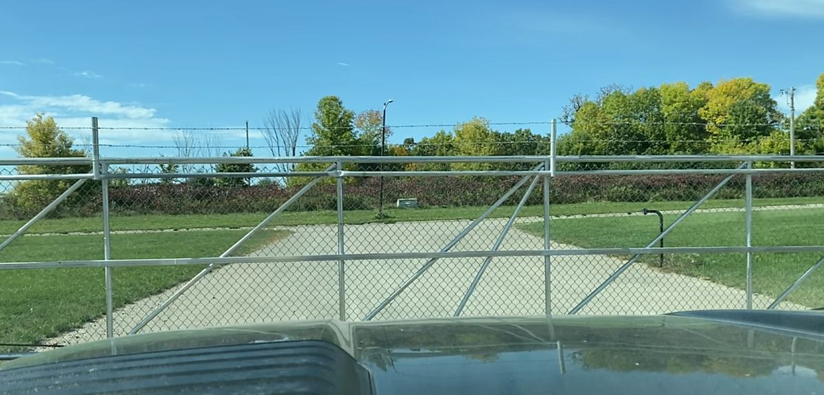 Commercial Fence Installation 1