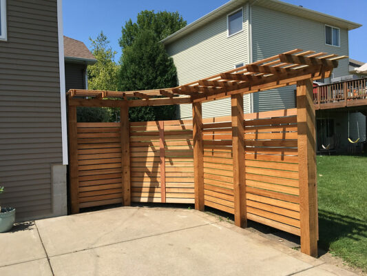 Wooden Cedar Privacy Fence