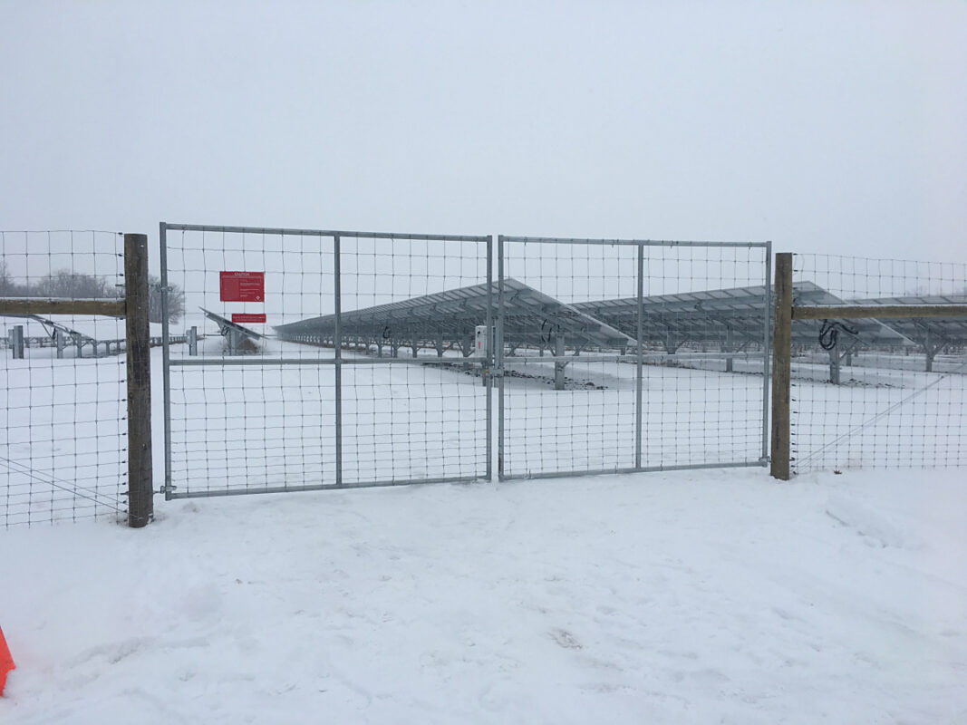 Deer Fence Gate - Solar Site