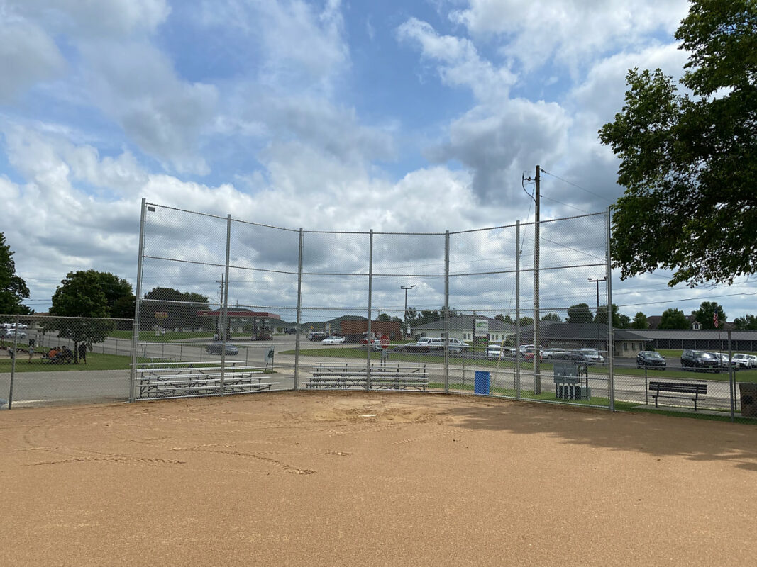 Softball Field Chain-link Back Stop